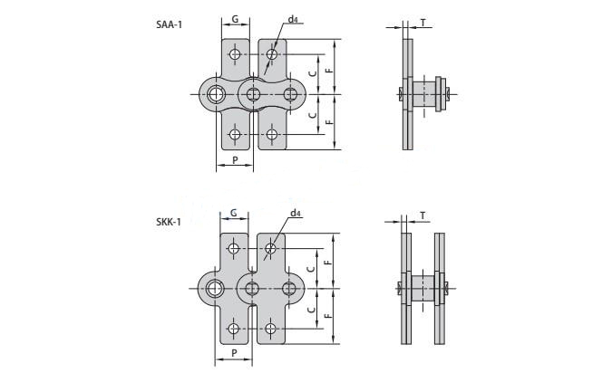 SK Attachments Conveyor Chain 