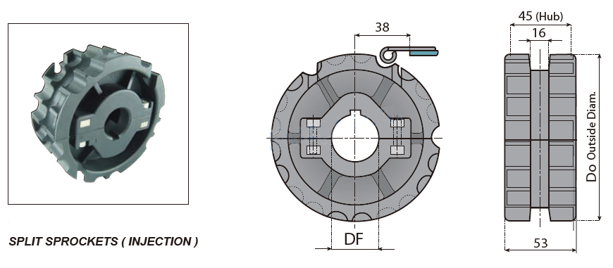 831 Chain Idler Sprockets