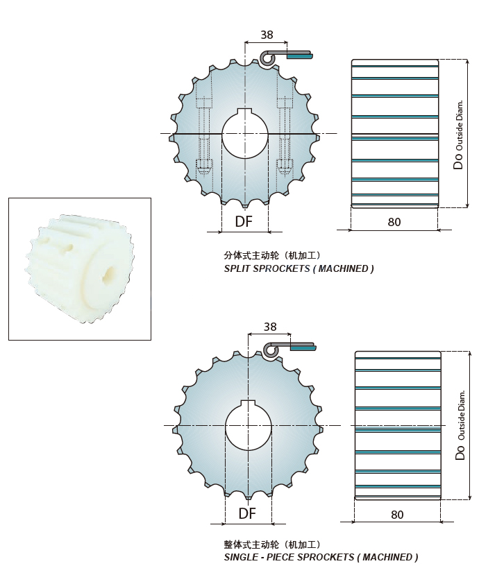 lbp821 Ilder Chain wheel