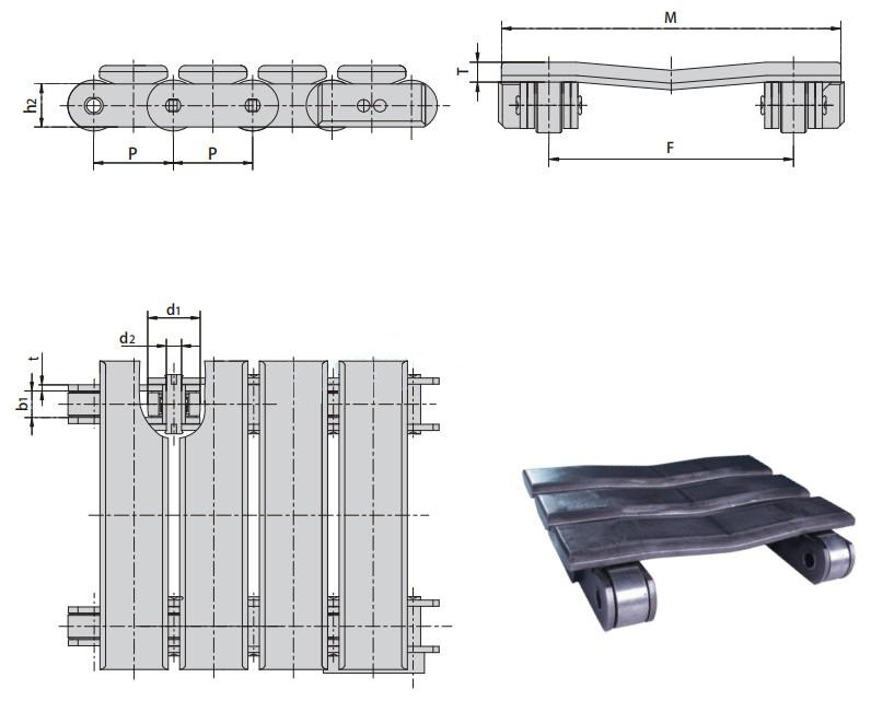 P63F16 P63F25 Conveyor Chain