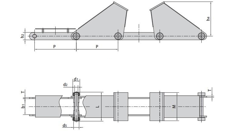 P1000 Steel Mill Chain