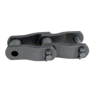 Heavy duty cranked-link transmission chains