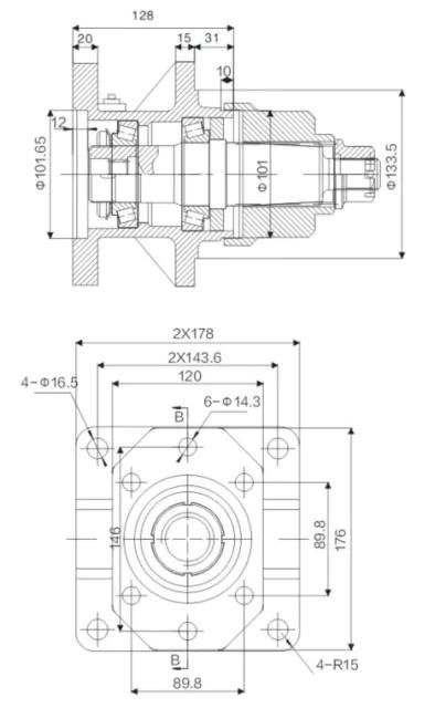 MDH-65 hydraulic drive spindle