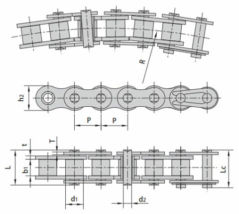 SB Series Side Bow Chains