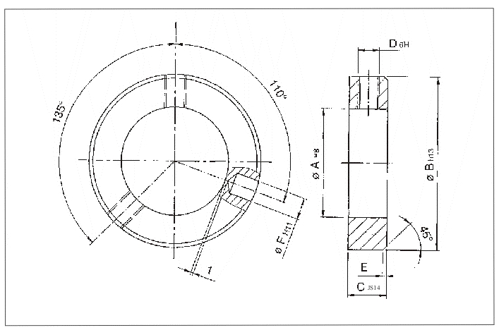 Standardized Shaft Collars Din705