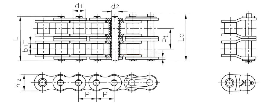 Duplex Stainless Steel Roller Chain