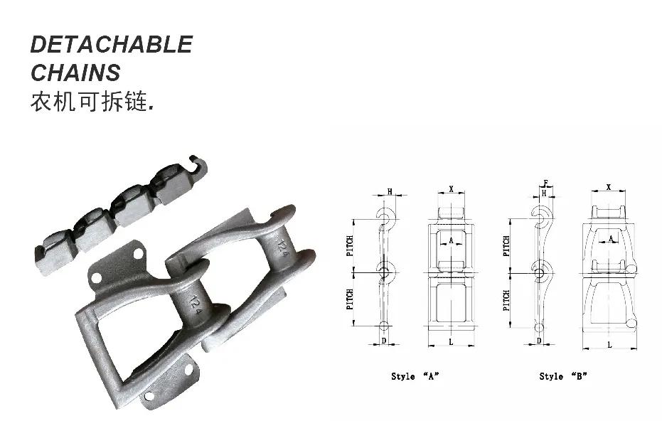 Agricultural Casting Steel Detachable Chain