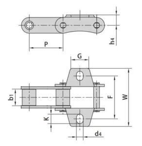 Agricultural Chain Attachments CA550K19