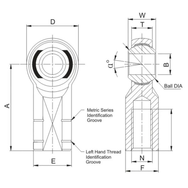 Injection Rod Rod Ends PMXF - China - Manufacturer - supplier