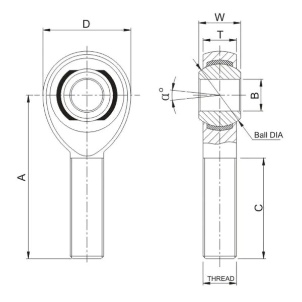 Injection Rod Rod Ends PXM - China - Manufacturer - supplier