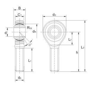 Rod Ends Bearing SA..T/K