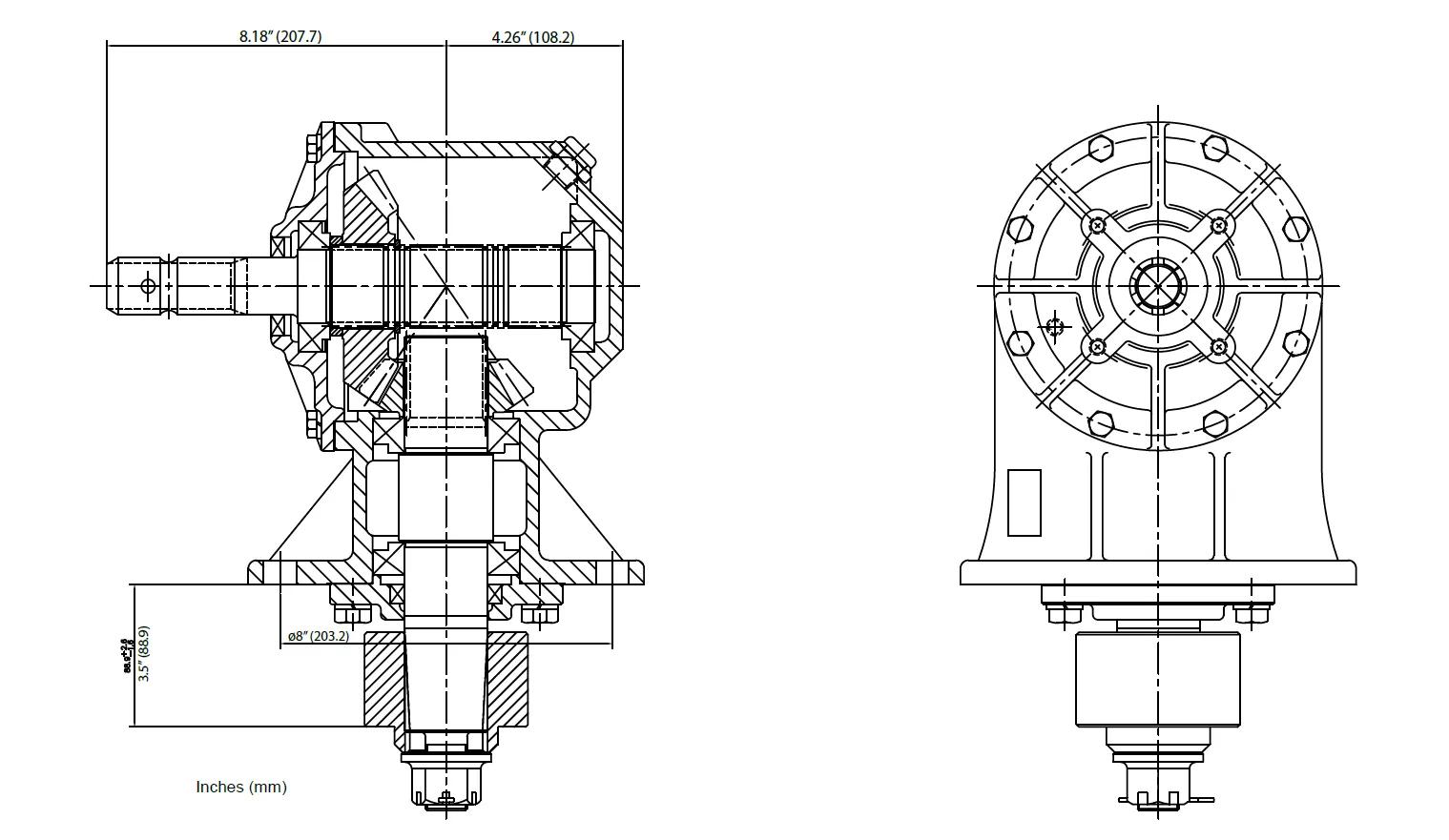 RC-61T Rotary Cutters Gearbox