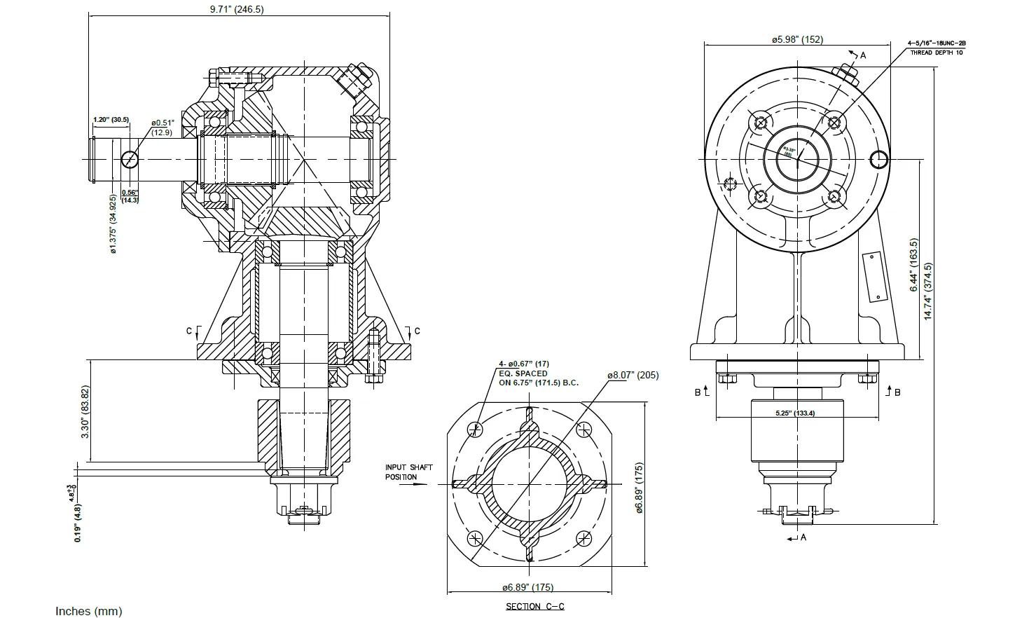 RC-30 Rotary Cutters Gearboxes