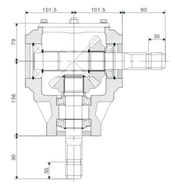 BGB9 Lawn Mower Gearbox