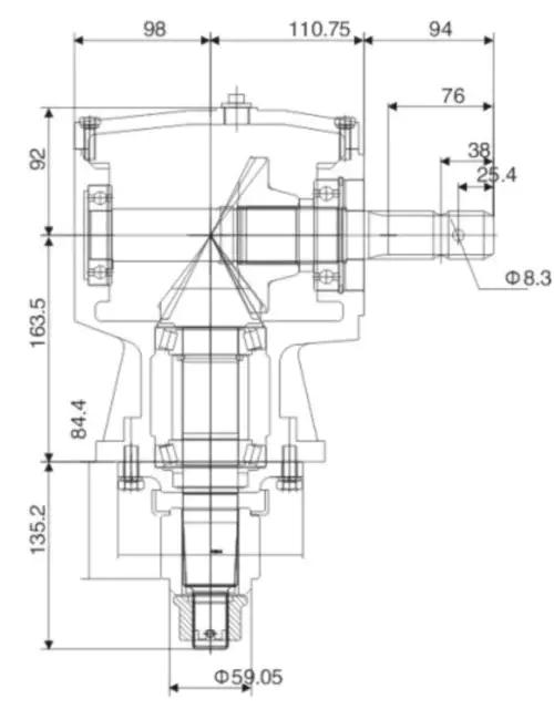 Lawn Mower Gearbox X30