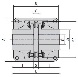 Chain Couplings drawing