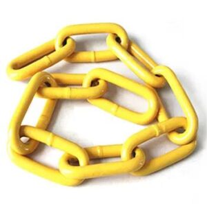 Long Link Yellow Plastic Sprayed Chain