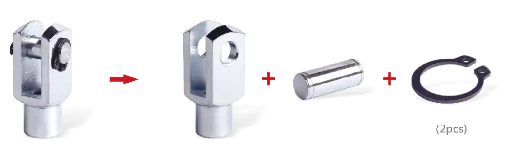 Low carbon steel stainless steel Clevises