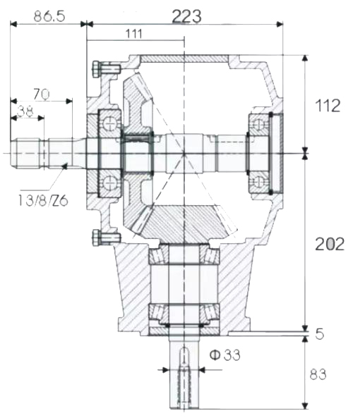 75 Rotary Tiller Cultivator Gearbox