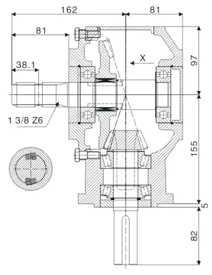 9.311 Rotary Tiller Cultivator Gearbox