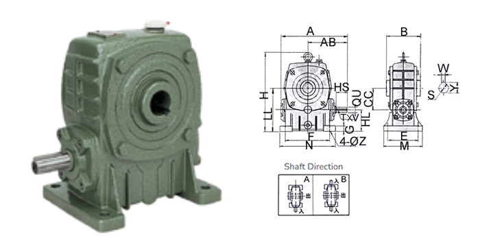 KA WPKA Series Worm Gear Reducer