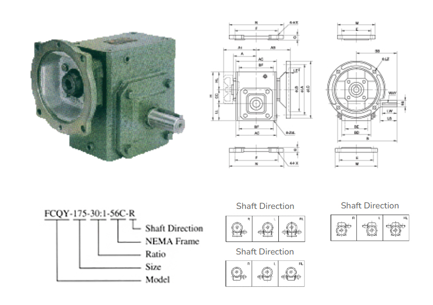 QY Worm Gear Reducer