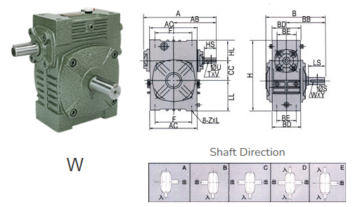 W Series Worm Gear Reducer