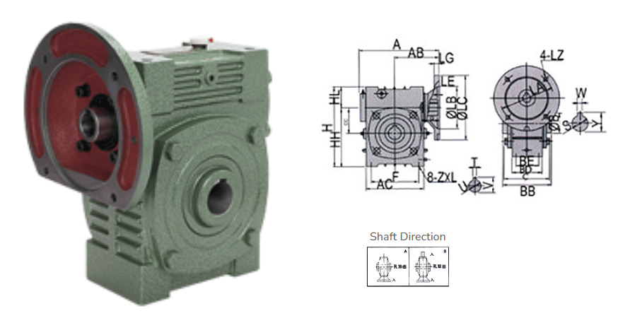 WDK Series Worm Gear Reducer