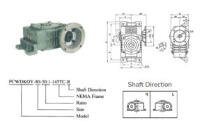 WDKOY Series Worm Gear Reducer