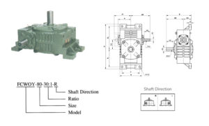 WOY Series Worm Gear Reducer
