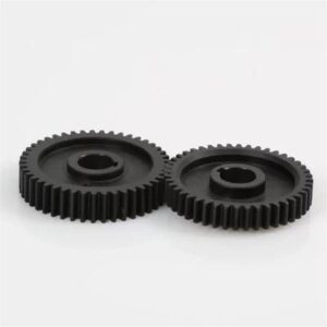 Self-lubricating Nylon Gear Manufacturer Direct Wear-resistant Natural Green Oil-containing