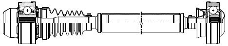 Car Front Drive Shaft Prop Shaft