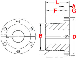 1 inch QD Bushing
