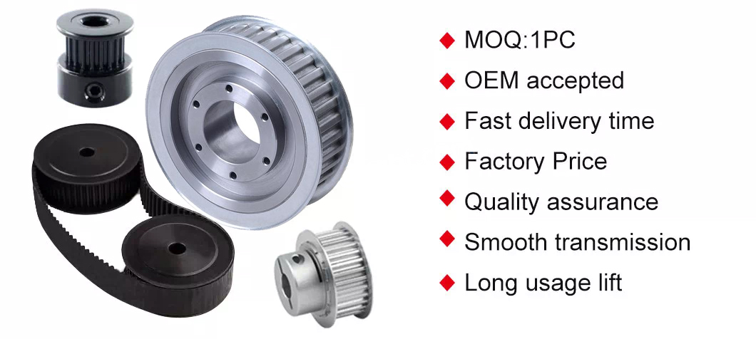 high torque timing belt pulley