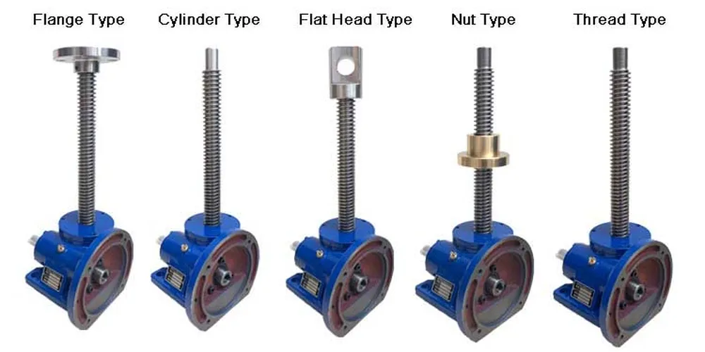 SWLD worm gear screw jack types