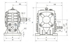 WPA Series Worm Gearboxes