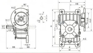 WPDO Series Worm Gearboxes