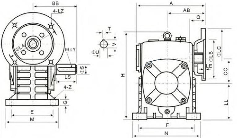 WPDS Series Worm Gearboxes