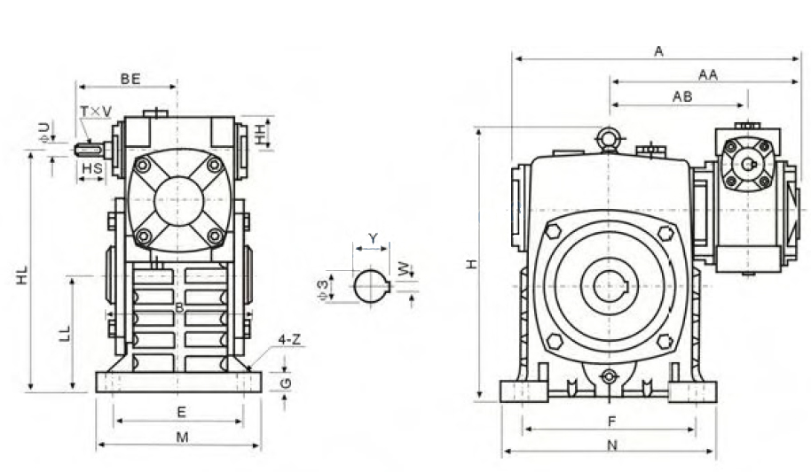 WPEKS Series Worm Gearboxes