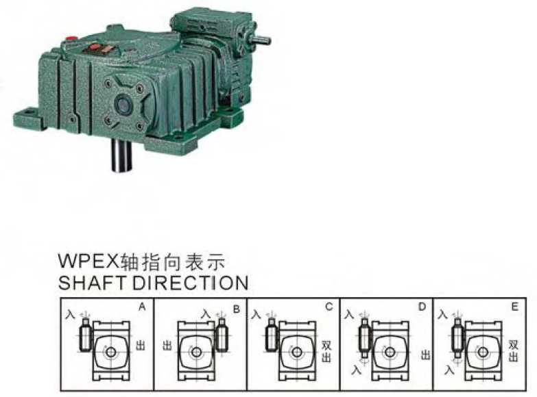 WPEX Series Double Stage Worm Gearboxes