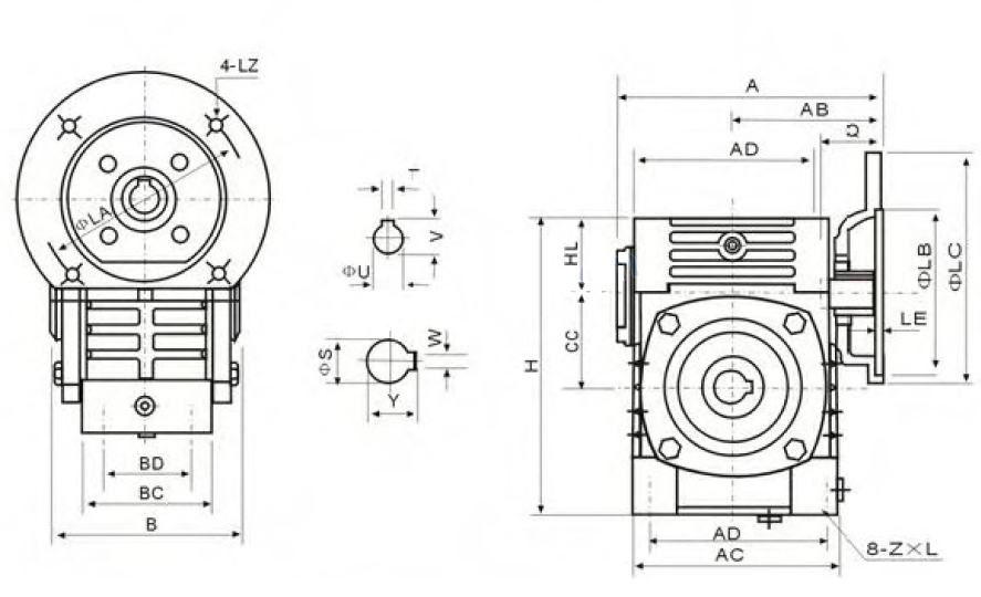 WPWDK Series Worm Gearboxes