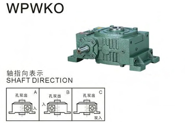 WPWKO Series Universal Speed Worm Gearboxes