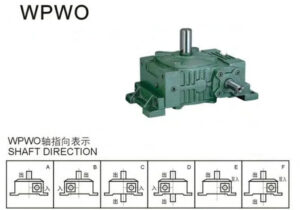 WPWO Series Universal Speed Worm Gearboxes