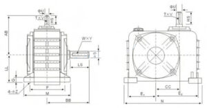 WPZ Series Worm Gearboxes