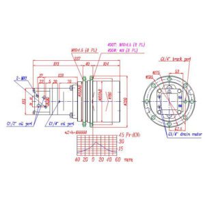 400T1 Planetary Track Drive
