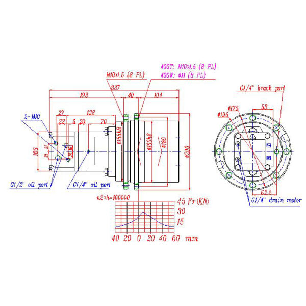 400T1 Planetary Track Drive