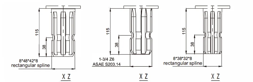 Trailing Mower Gearbox GC325