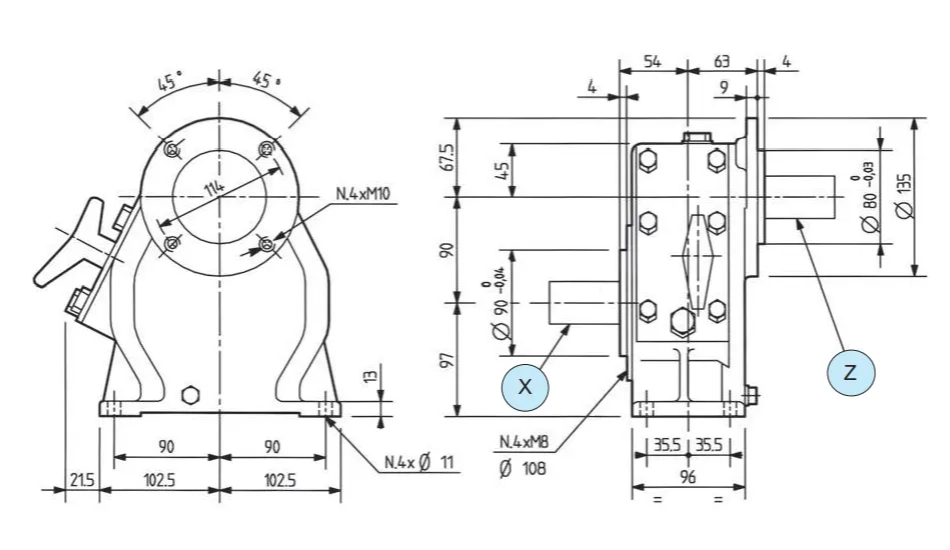 Comer D-7 Agricultural Sprayer Gearbox