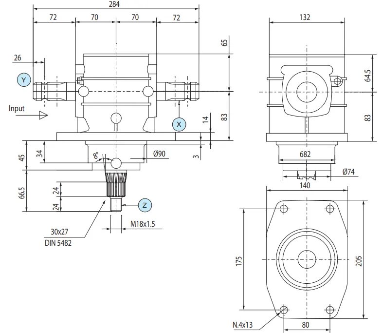 Comer LF-153A Grain Sunflower Headers Gearbox