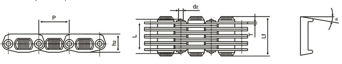 self tooth forming PIV chains